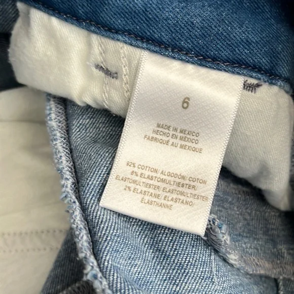 Favorite Daughter Favorite Pant Gramercy Denim Pleated Wide Leg Trouser, 6 1257 - Picture 7 of 11